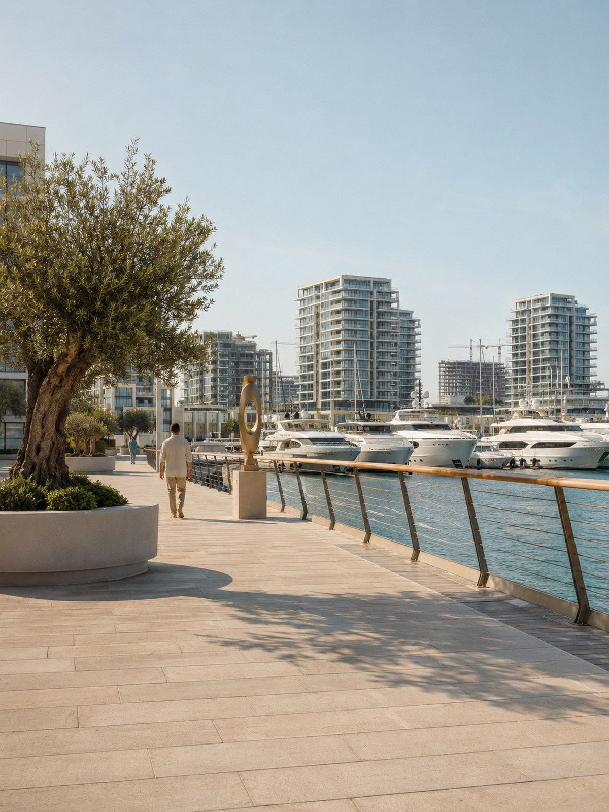Seafront promenade in Cyprus